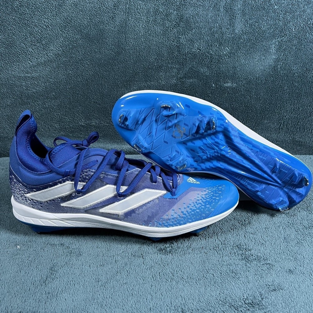 Adidas Adizero Afterburner Royal Blue Baseball Cleats Men's Size 15 HP2178